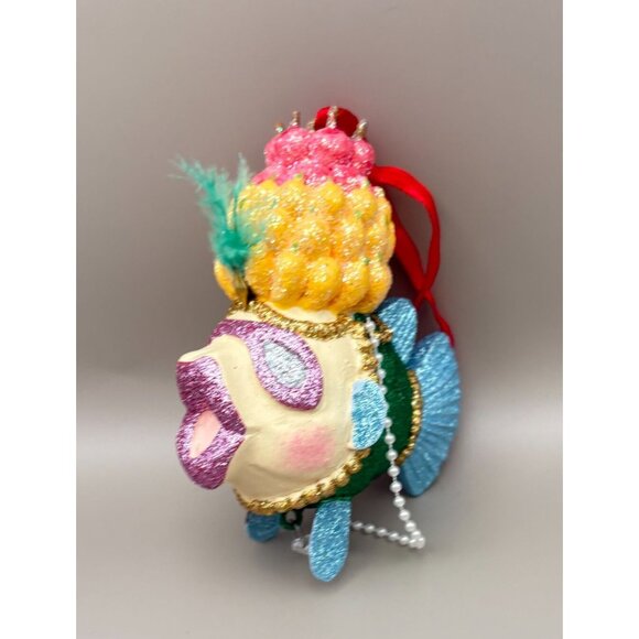 Vintage Kissing Fish Fruit Hat Christmas Tree Ornament Katherine's Collection - Picture 4 of 8